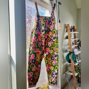 Lucy & Yak Floral Overalls - Size Small